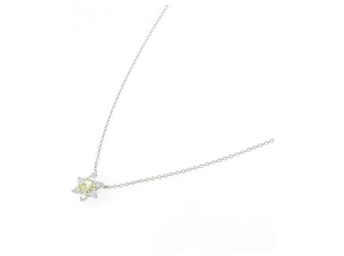 Tiffany & Co Collana Tiffany Butter Cup in platino, oro giallo e diamanti Argento - vista 2