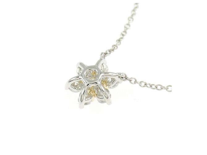 Tiffany & Co Collana Tiffany Butter Cup in platino, oro giallo e diamanti Argento - vista 4