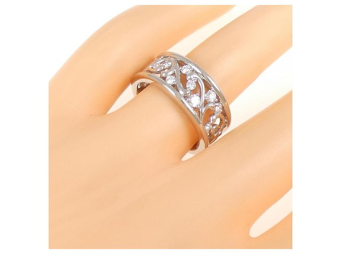 Autre Marque Hoshi no Suna Pt900 Diamantring Silber - Ansicht 5