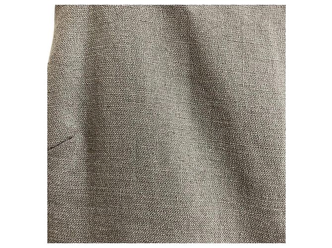 Autre Marque Vestido Grace Class Linen Touch Castaño - vista 2