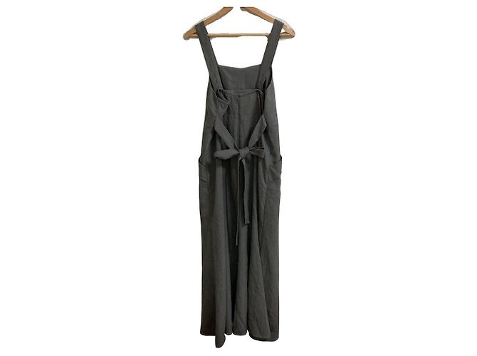 Autre Marque Vestido Grace Class Linen Touch Castaño - vista 3