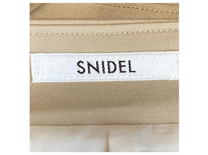 Autre Marque Snidel Trench-Kleid mit Rüschen Beige - Ansicht 4