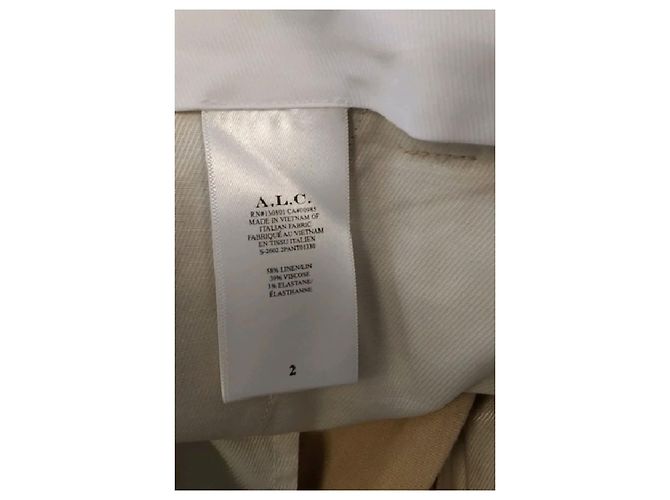 Pantaloni larghi beige A.L.C. - vista 6
