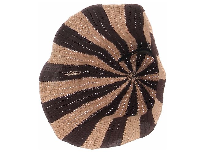 Fendi Chapéu bucket trançado castanho e bege Marrom - vista 6