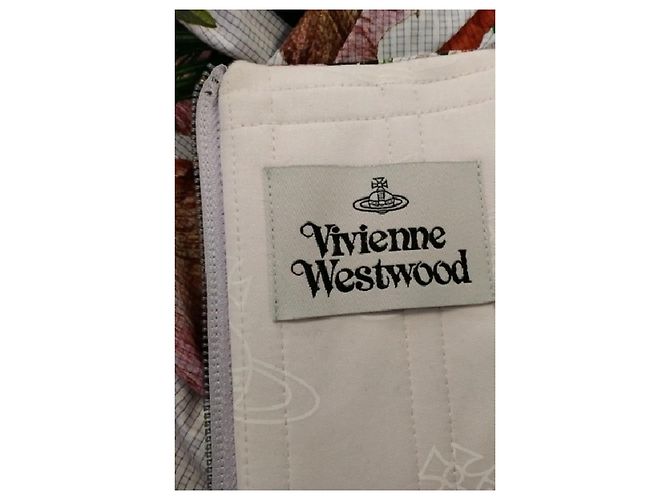 Top corto de algodón blanco con flores Vivienne Westwood - vista 5
