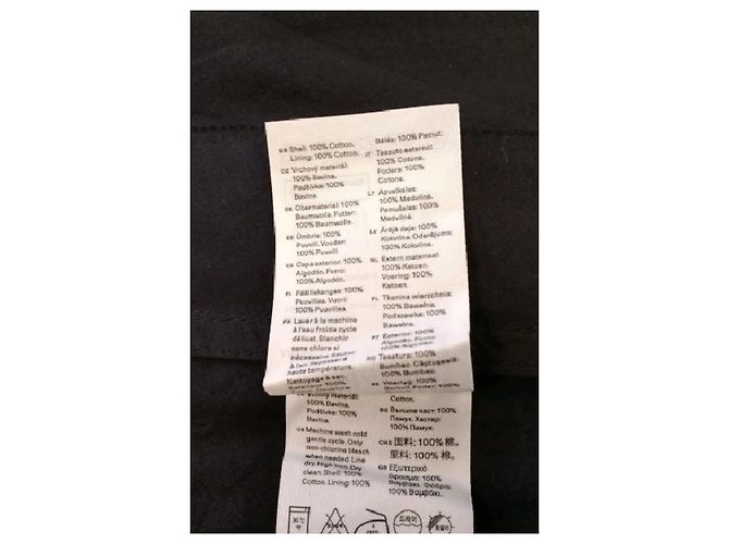 Autre Marque Falda acampanada negra de algodón ARKET Negro - vista 6