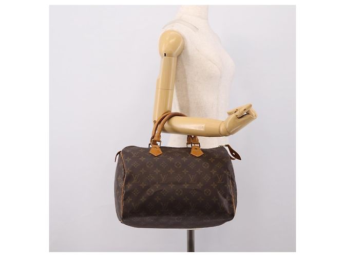 LOUIS VUITTON Monogram Speedy 30 Sac à main M41526 LV - vue 21
