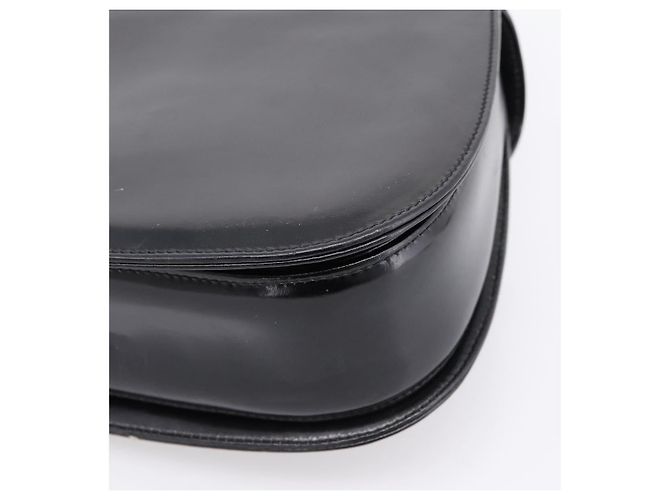 GUCCI Bamboo Hand Bag Leather Black Gold 000 1364 0633 - vista 12