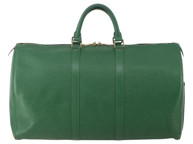 LOUIS VUITTON Epi Keepall 50 Boston Bag Green M42964 LV - vista 13