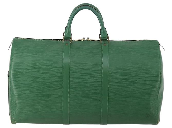 LOUIS VUITTON Epi Keepall 50 Boston Bag Green M42964 LV - vista 2