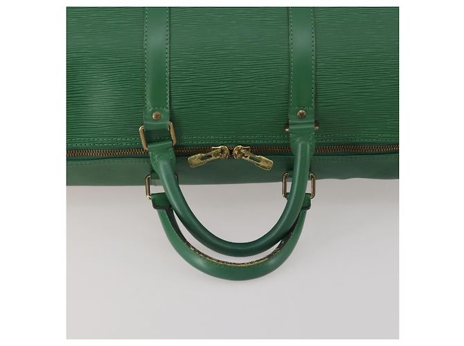 LOUIS VUITTON Epi Keepall 50 Boston Bag Green M42964 LV - vista 7