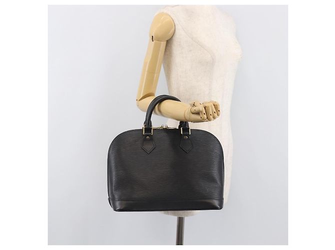 LOUIS VUITTON Epi Alma Hand Bag Noir Black M52142 LV - vista 22
