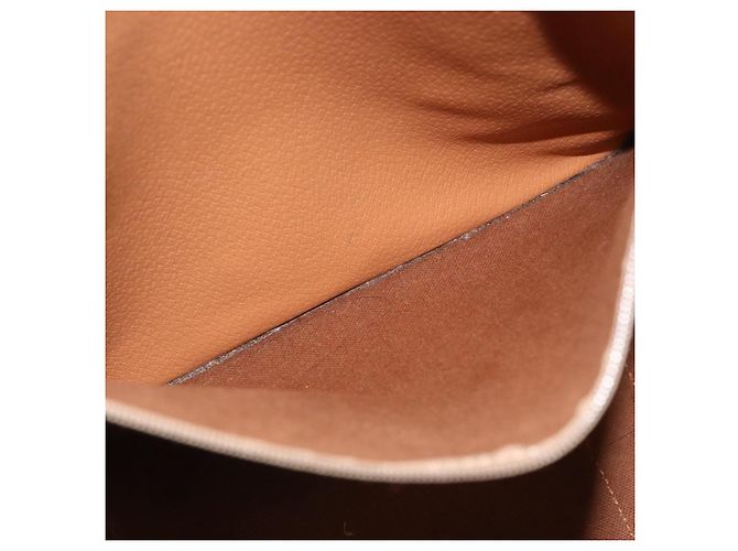 Céline CELINE Macadam Canvas Tote Bag PVC Leather Brown Gold - vista 27
