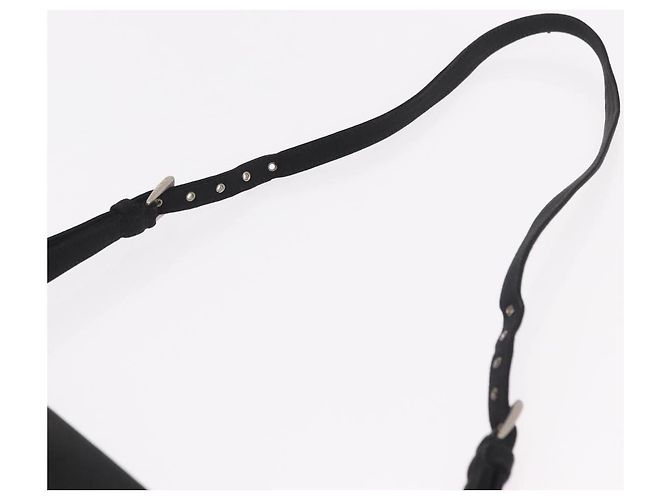 PRADA Shoulder Bag Nylon Black Silver - vista 8