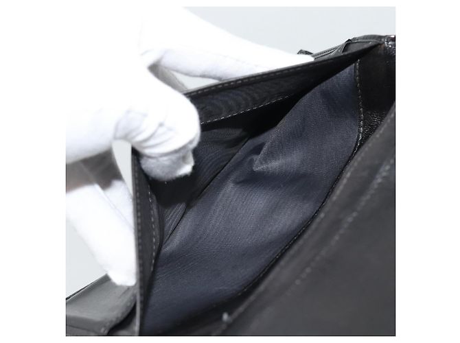 CHANEL Long Wallet Patent leather Black Gold CC - vista 17