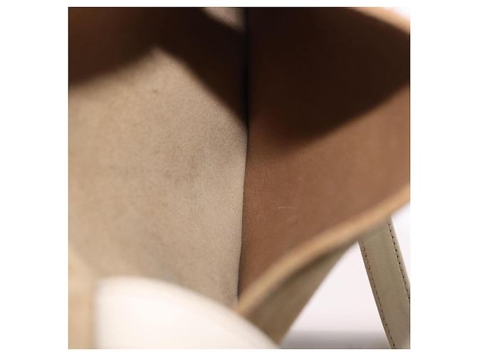 LOEWE Bolsa de ombro em camurça castanha dourada - vista 20