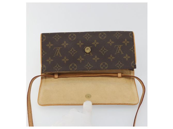 LOUIS VUITTON Monogram Pochette Twin GM Shoulder Bag M51852 LV - Ansicht 14