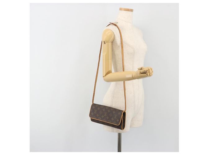 LOUIS VUITTON Monogram Pochette Twin GM Shoulder Bag M51852 LV - Ansicht 21