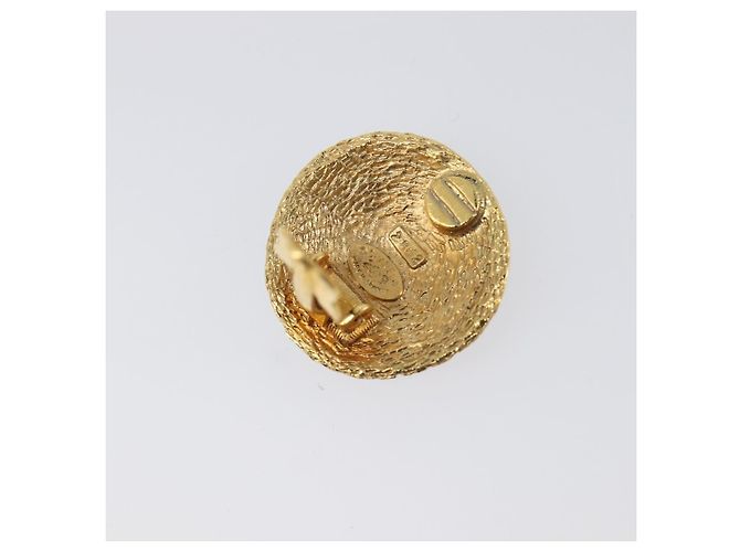 CHANEL Pendientes metal Dorado CC - vista 11