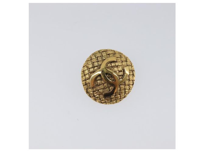 CHANEL Pendientes metal Dorado CC - vista 2