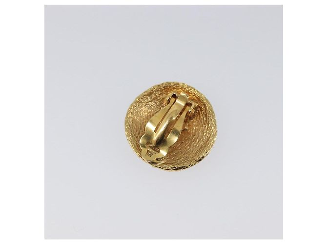 CHANEL Pendientes metal Dorado CC - vista 3