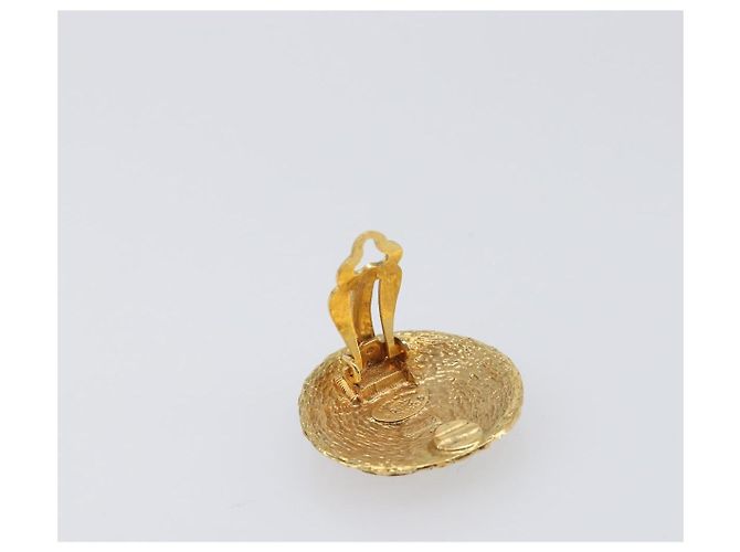 CHANEL Pendientes metal Dorado CC - vista 4