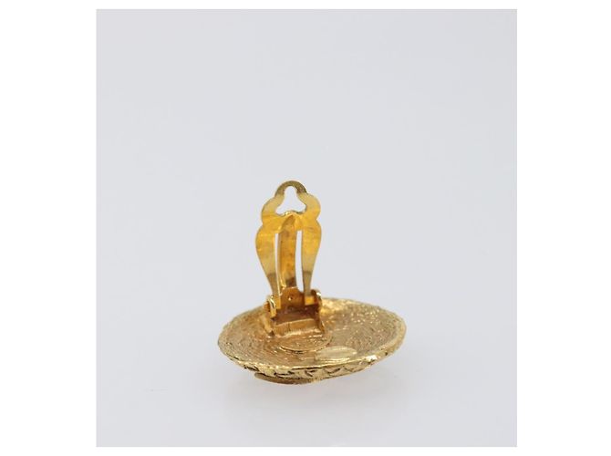 CHANEL Pendientes metal Dorado CC - vista 5