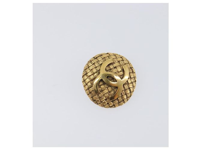 CHANEL Pendientes metal Dorado CC - vista 7