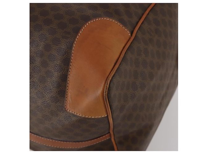 Céline CELINE Macadam Boston Bag PVC Leather Brown Gold Tone - vista 15