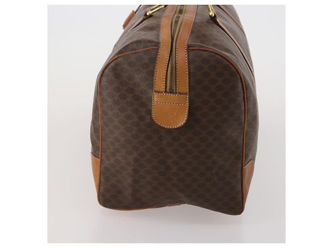 Céline CELINE Macadam Boston Bag PVC Leather Brown Gold Tone - vista 3