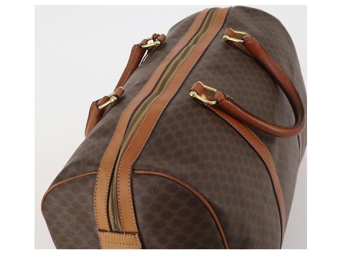 Céline CELINE Macadam Boston Bag PVC Leather Brown Gold Tone - vista 6