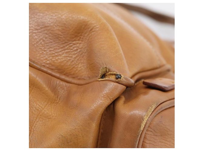 PRADA Tote Bag Piel Beige Oro - vista 18