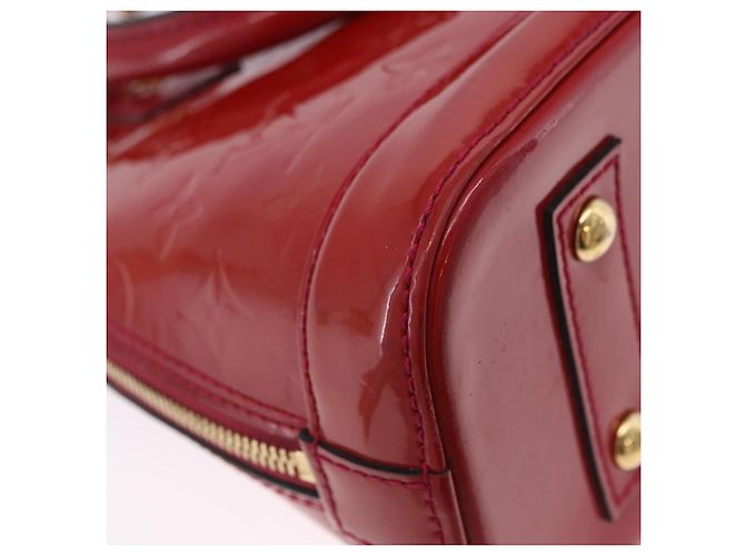 LOUIS VUITTON Monogram Vernis Alma BB Bag 2way Red Slys M90174 - vista 22