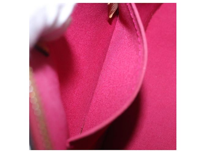LOUIS VUITTON Monogram Vernis Alma BB Bag 2way Red Slys M90174 - vista 31