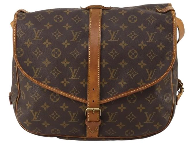 LOUIS VUITTON Monogram Saumur 35 Shoulder Bag M42254 LV - vista 13
