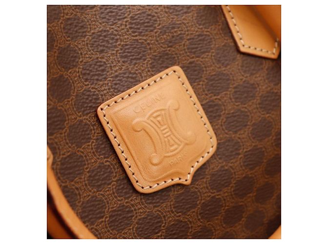 Céline Sac Boston Monogram Celine Marron - vue 7