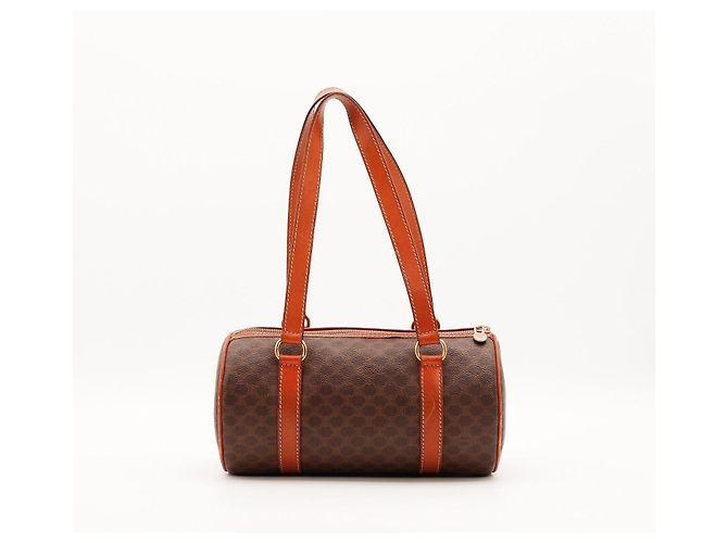 Céline Borsa Boston Celine Monogram Marrone Monogramma - vista 3