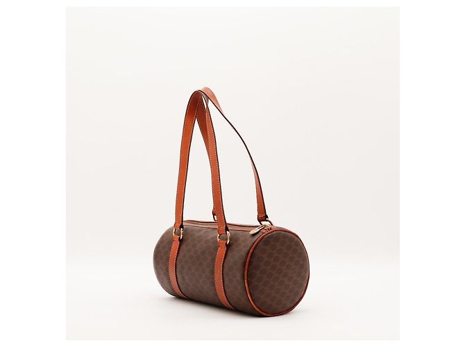 Céline Borsa Boston Celine Monogram Marrone Monogramma - vista 4