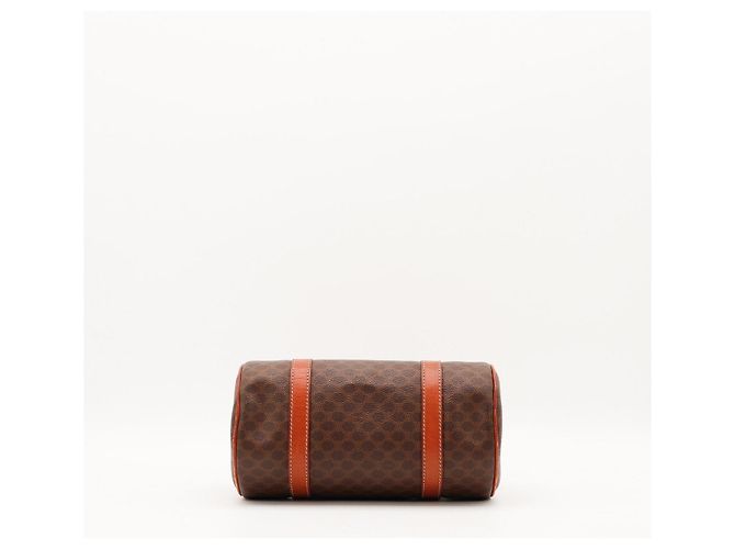 Céline Borsa Boston Celine Monogram Marrone Monogramma - vista 5