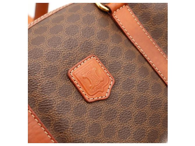 Céline Borsa Boston Celine Monogram Marrone Monogramma - vista 7