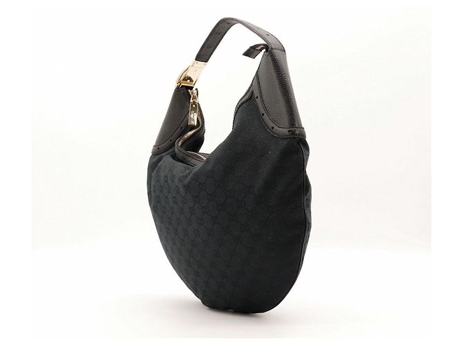 Bolso Hobo Gucci Monogram Negro - vista 2