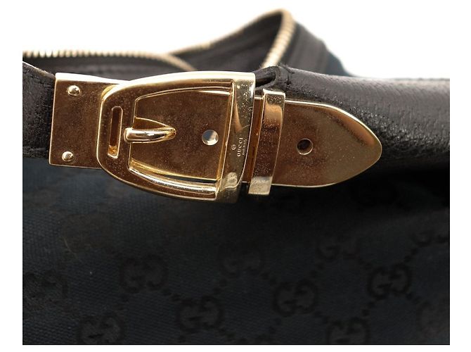 Bolso Hobo Gucci Monogram Negro - vista 8