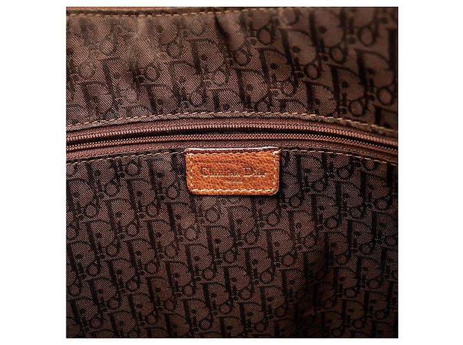 Borsa Hobo Patchwork Christian Dior Marrone - vista 9