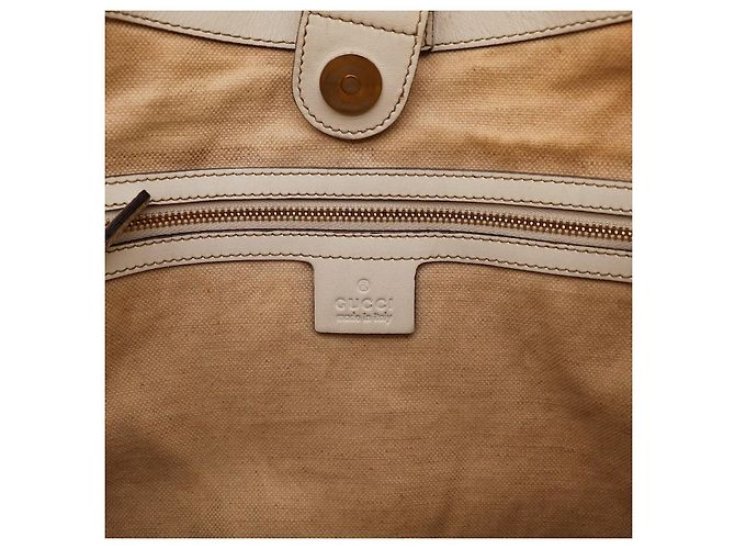 Gucci Hobo-Bag aus Monogramm-Canvas Weiß Rot Beige Dunkelblau - Ansicht 7