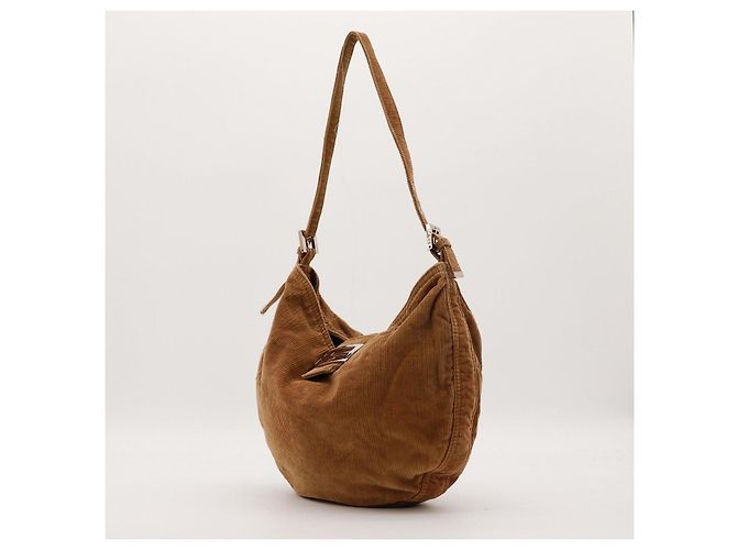 Bolso de hombro Fendi Zucca Castaño - vista 2