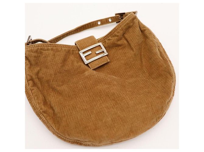 Bolso de hombro Fendi Zucca Castaño - vista 6