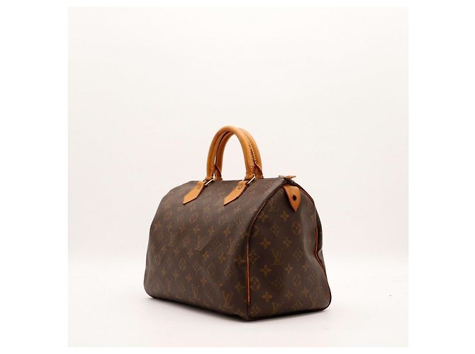 Bolso Louis Vuitton Speedy 30 Monogram Canvas Castaño - vista 2