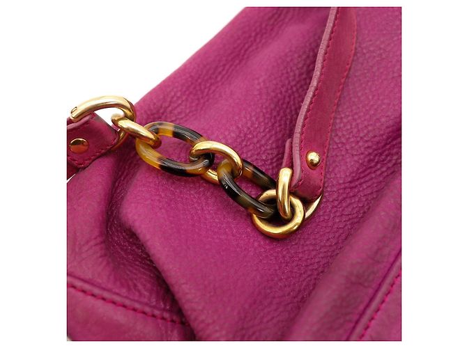 Borsa Fendi Baguette in camoscio rosa - vista 10