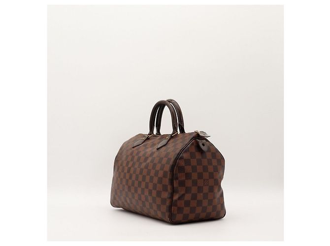 Louis Vuitton Speedy 30 Damier Ebene Canvas Handtasche Braun - Ansicht 2