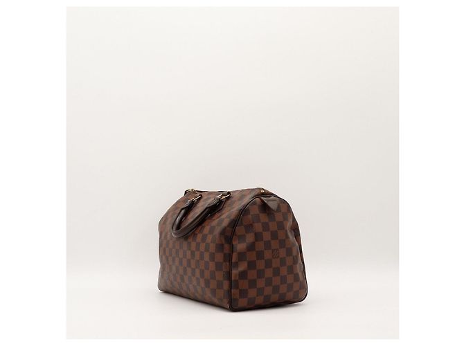 Louis Vuitton Speedy 30 Damier Ebene Canvas Handtasche Braun - Ansicht 5